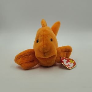 TY Beanie Baby - GOLDIE the Goldfish (4th Gen hang tag) (7.5 inch)